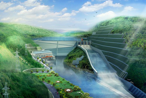 龙湖镇老挝南塔河1号水电站项目